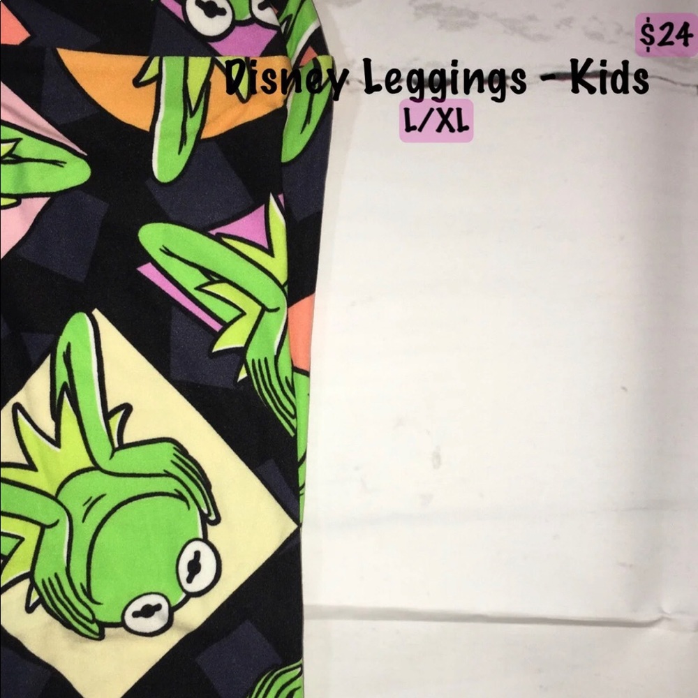 LuLaRoe Disney Kids L/XL Leggings
